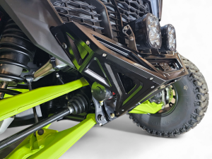 Polaris Turbo R Bumper - Front - Elektric Off Road - Billet Front Winch - Anodized Black - `22-`25